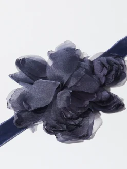 PARFOIS Choker Flor Azul Best Sale