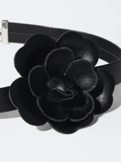 PARFOIS Choker Flor Negro Best