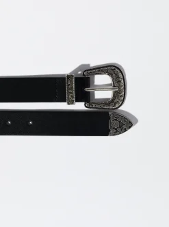 PARFOIS Cintur&oacute;n Cowboy Negro Flash Sale