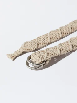 PARFOIS Cintur&oacute;n Crochet Crudo Outlet