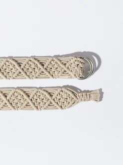 PARFOIS Cintur&oacute;n Crochet Crudo Outlet