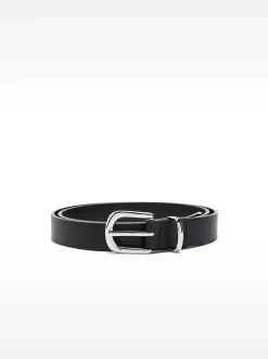 PARFOIS Cintur&oacute;n Liso Con Hebilla Negro Store