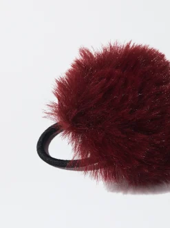 PARFOIS Coletero Fruncido Con Pelo Rojo Fashion