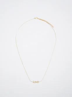 PARFOIS Collar Acero Love Dorado New
