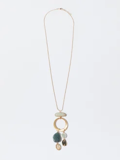 PARFOIS Collar Colgantes Con Resina Multicor Store