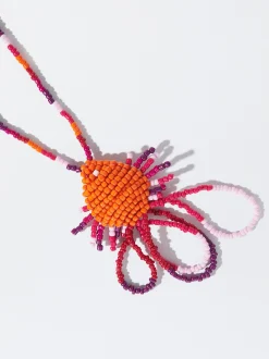 PARFOIS Collar Con Abalorios Multicor Cheap