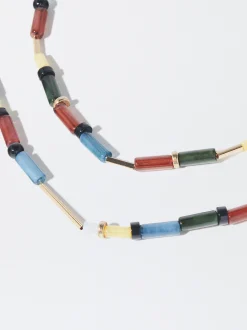 PARFOIS Collar Con Abalorios Multicor Cheap