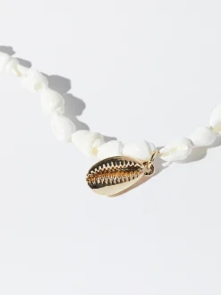 PARFOIS Collar Con Concha Dorado Store