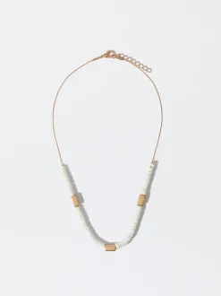 PARFOIS Collar Con Conchas Dorado Cheap