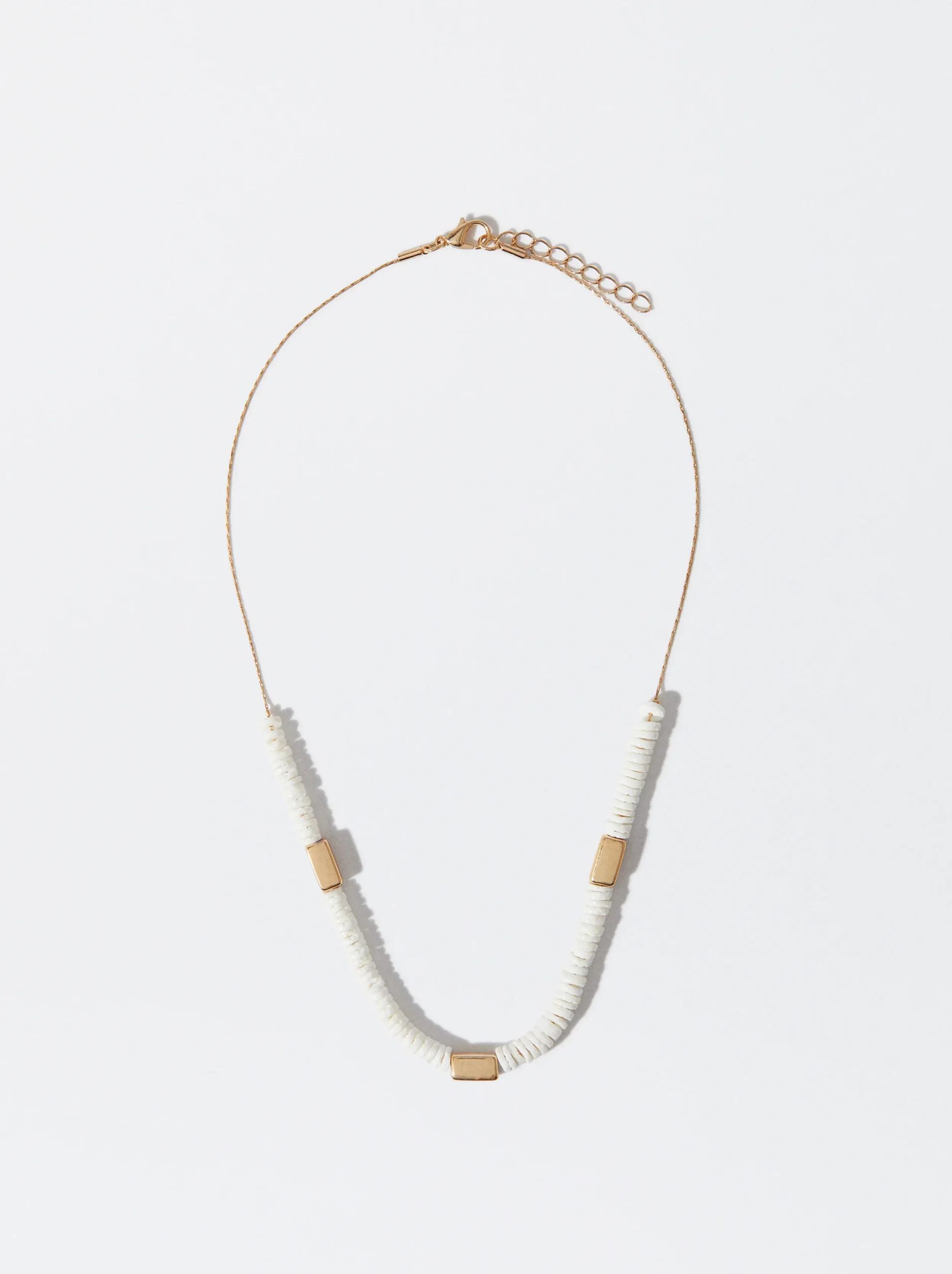 PARFOIS Collar Con Conchas Dorado Cheap