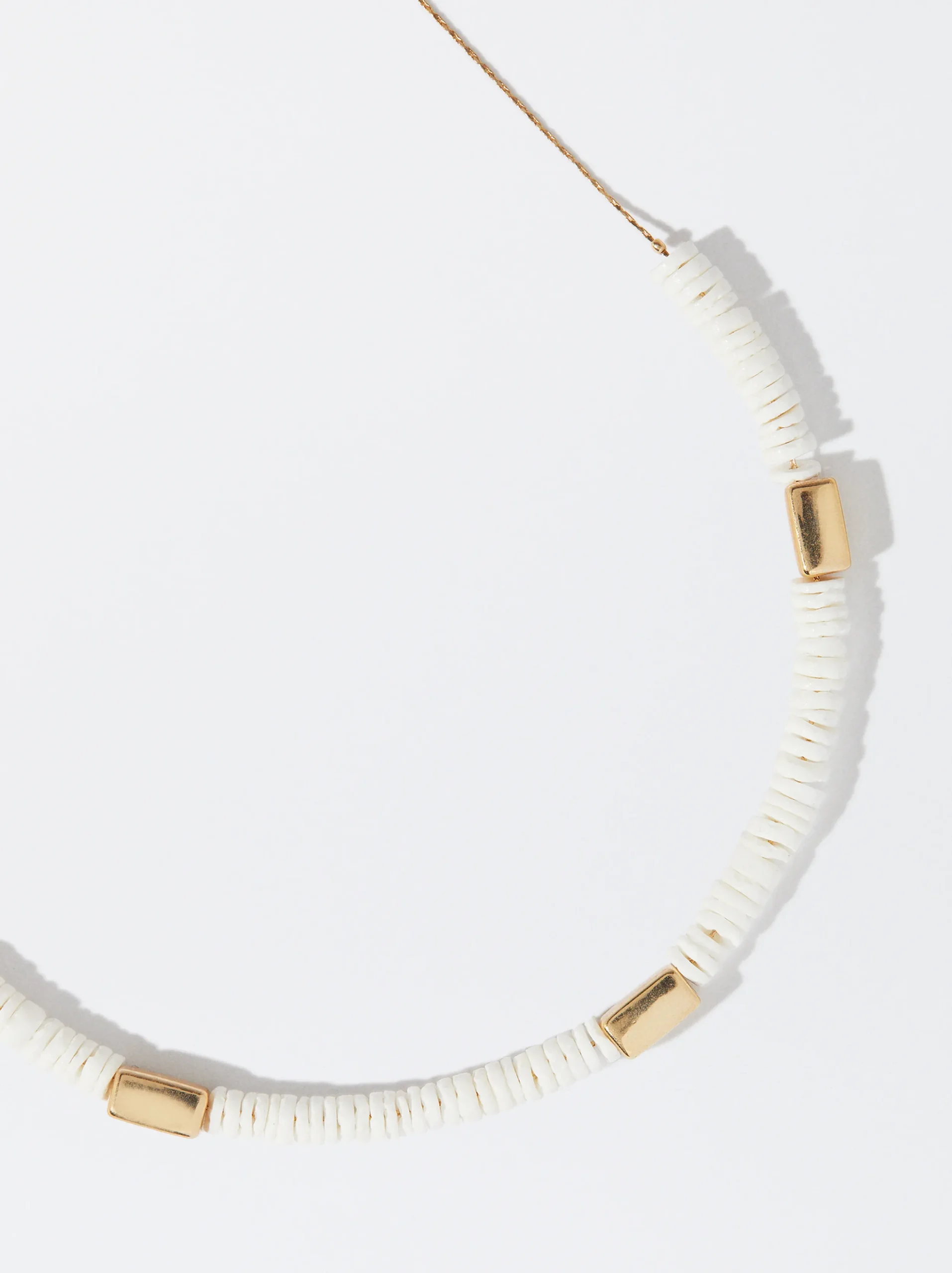 PARFOIS Collar Con Conchas Dorado Cheap