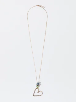 PARFOIS Collar Con Coraz&oacute;n Verde Outlet