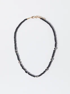 PARFOIS Collar Con Cristales Negro Sale