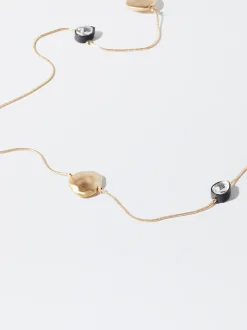 PARFOIS Collar Con Cristales Negro Cheap