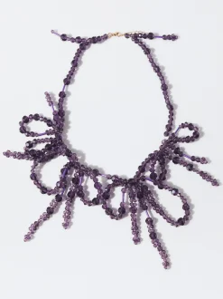 PARFOIS Collar Con Lazos Violeta Cheap