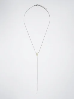 PARFOIS Collar Con Perla De Agua Fresca Plateado Online