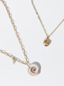 PARFOIS Collar Con Perla De Agua Dulce Dorado Cheap