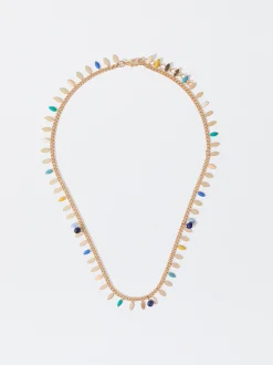 PARFOIS Collar Con Piedra Multicor Hot