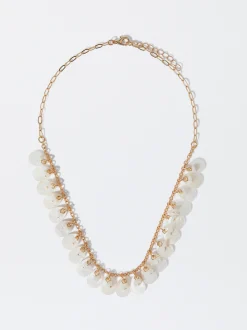 PARFOIS Collar Con Piedras Dorado Hot
