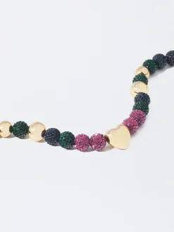 PARFOIS Collar Coraz&oacute;n Con Cristales Multicolor Multicor Online