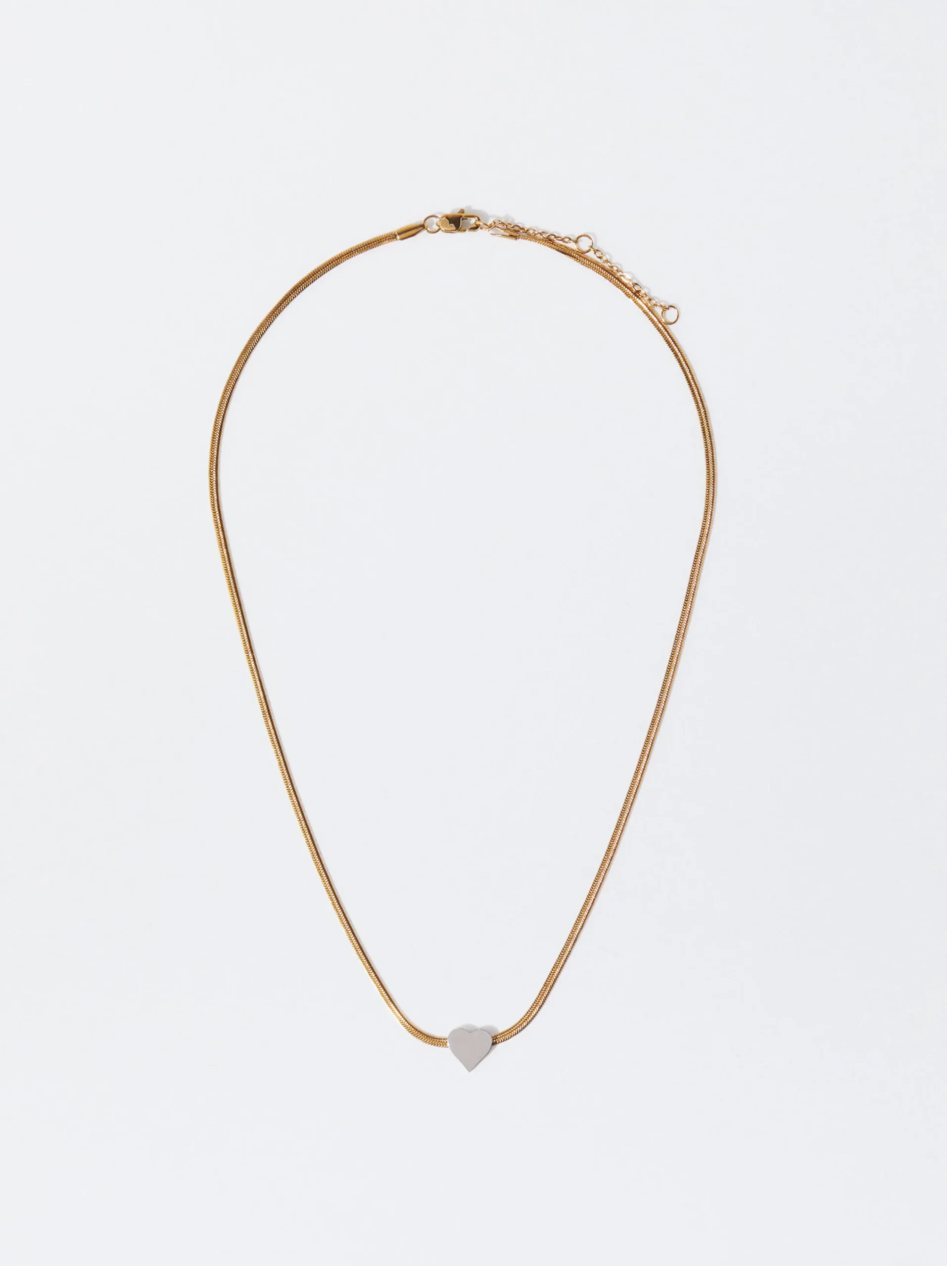 PARFOIS Collar De Acero Con Coraz&oacute;n Multicor Flash Sale