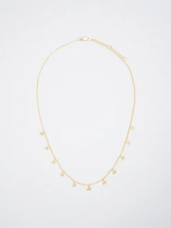 PARFOIS Collar De Acero Con Mariposas Dorado Outlet