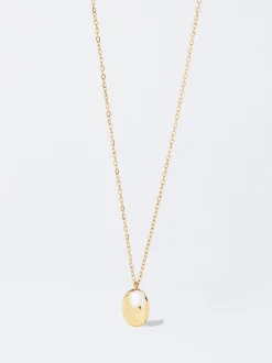 PARFOIS Collar De Acero Con Perla De Agua Dulce Outlet