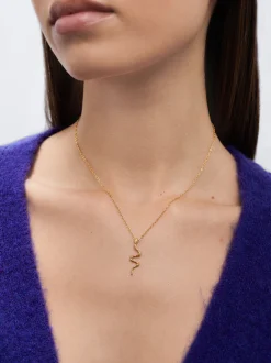 PARFOIS Collar De Acero Con Serpiente Dorado Best