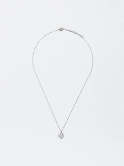 PARFOIS Collar De Acero Con Tr&eacute;bol Plateado Store
