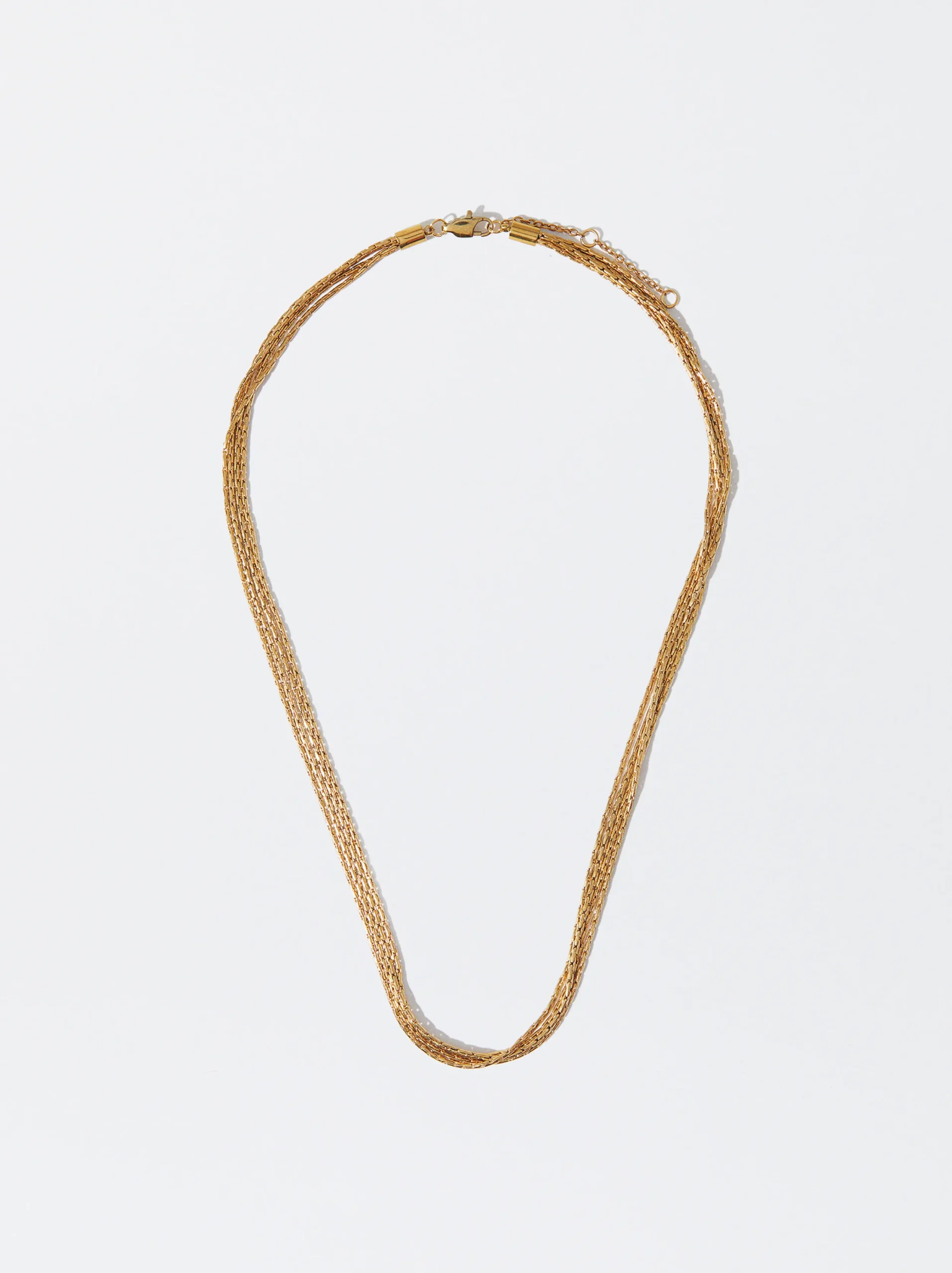 PARFOIS Collar De Acero Dorado Best