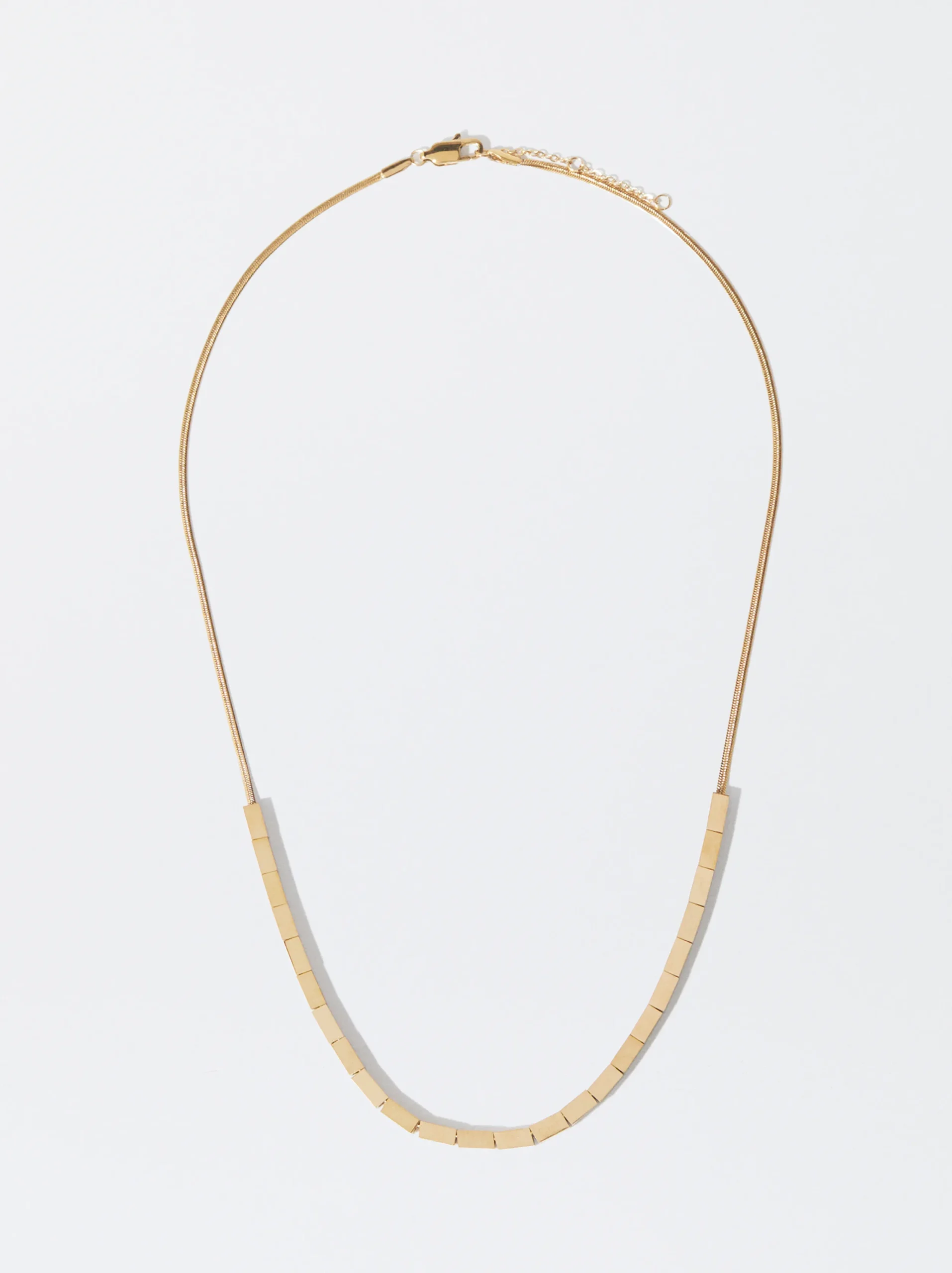 PARFOIS Collar De Acero Dorado Best