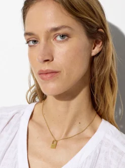 PARFOIS Collar De Acero Candado Personalizable Dorado Online