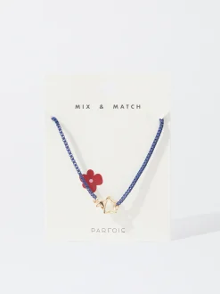 PARFOIS Collar De Cadena Colorido Azul Marino Shop