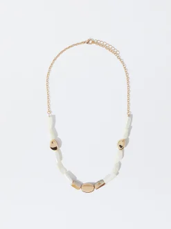 PARFOIS Collar De Concha Blanco Flash Sale