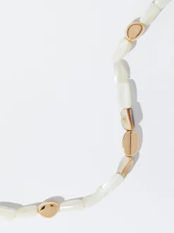 PARFOIS Collar De Concha Blanco Flash Sale