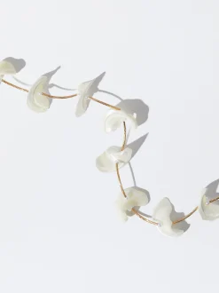 PARFOIS Collar De Concha Blanco Cheap