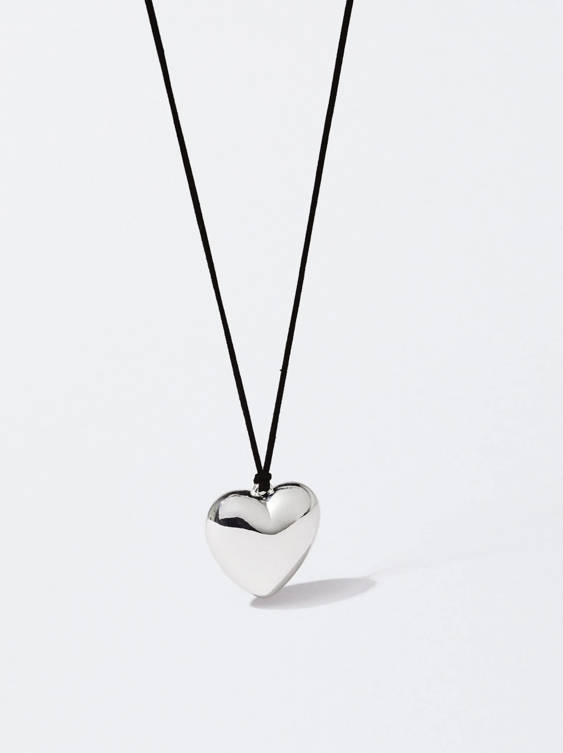 PARFOIS Collar De Cuerda Con Coraz&oacute;n Negro Shop