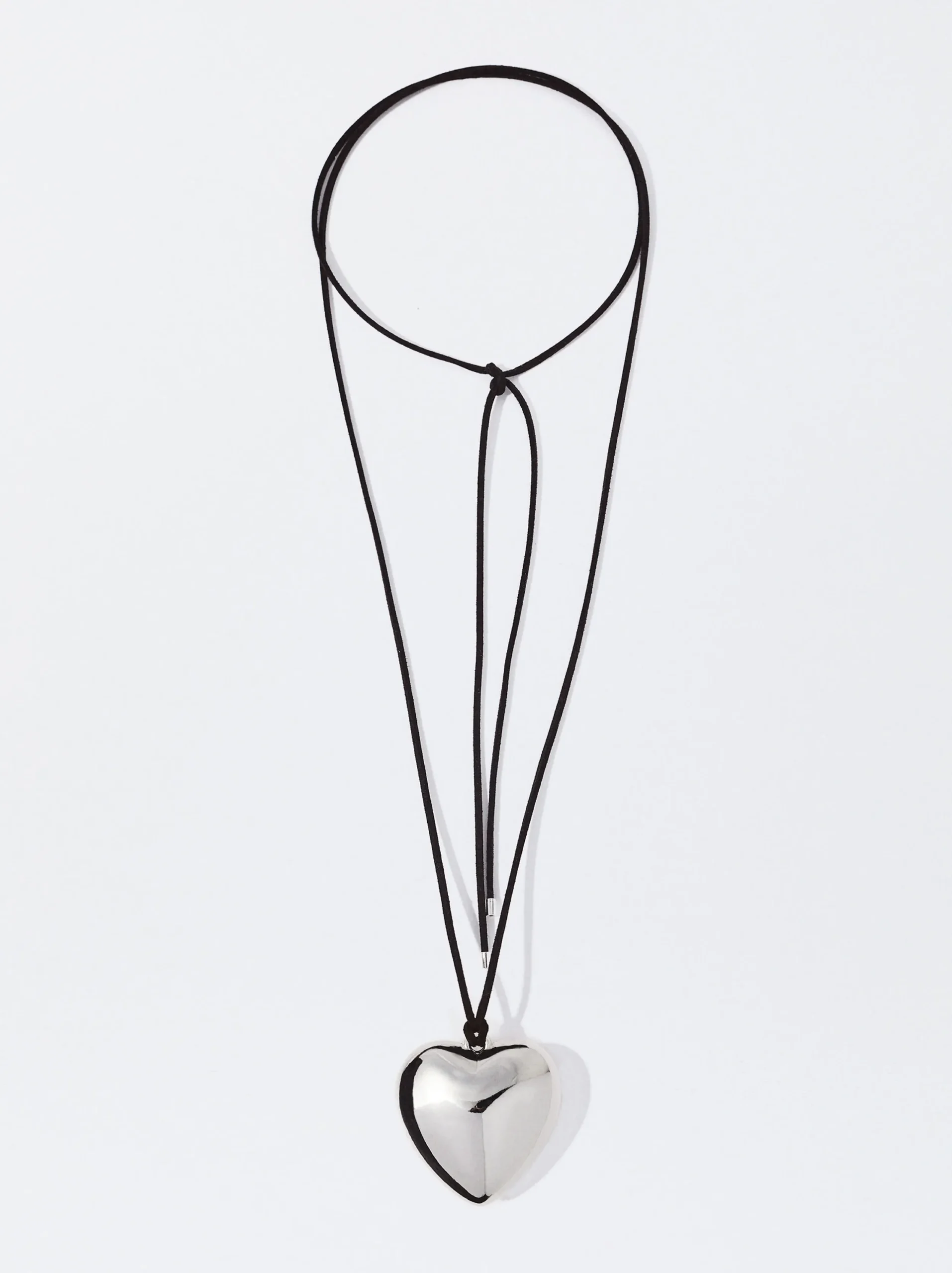 PARFOIS Collar De Cuerda Con Coraz&oacute;n Negro Shop