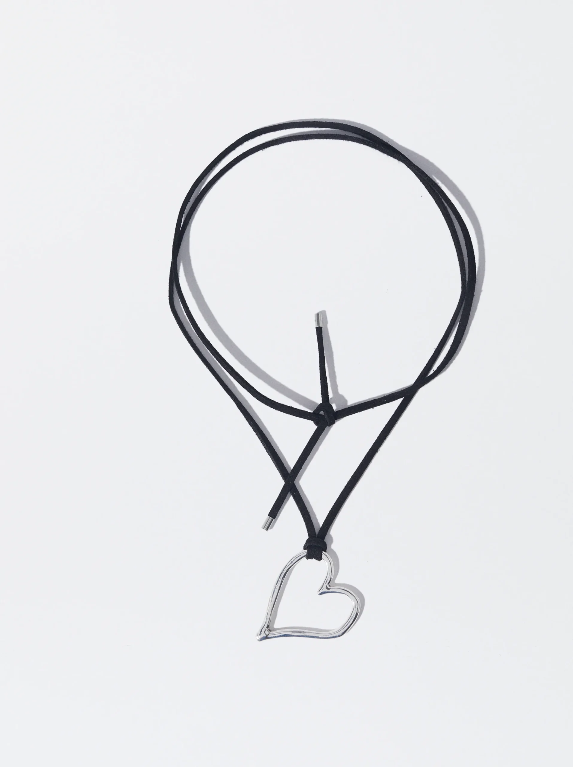 PARFOIS Collar De Cuerda Con Coraz&oacute;n Plateado Online