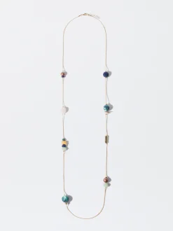PARFOIS Collar De Oro Con Piedras Multicor Online