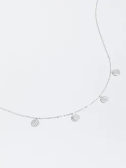 PARFOIS Collar De Plata 925 Con Circonitas Plateado Sale