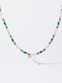 PARFOIS Collar De Plata 925 Con Estrellas Multicor Cheap