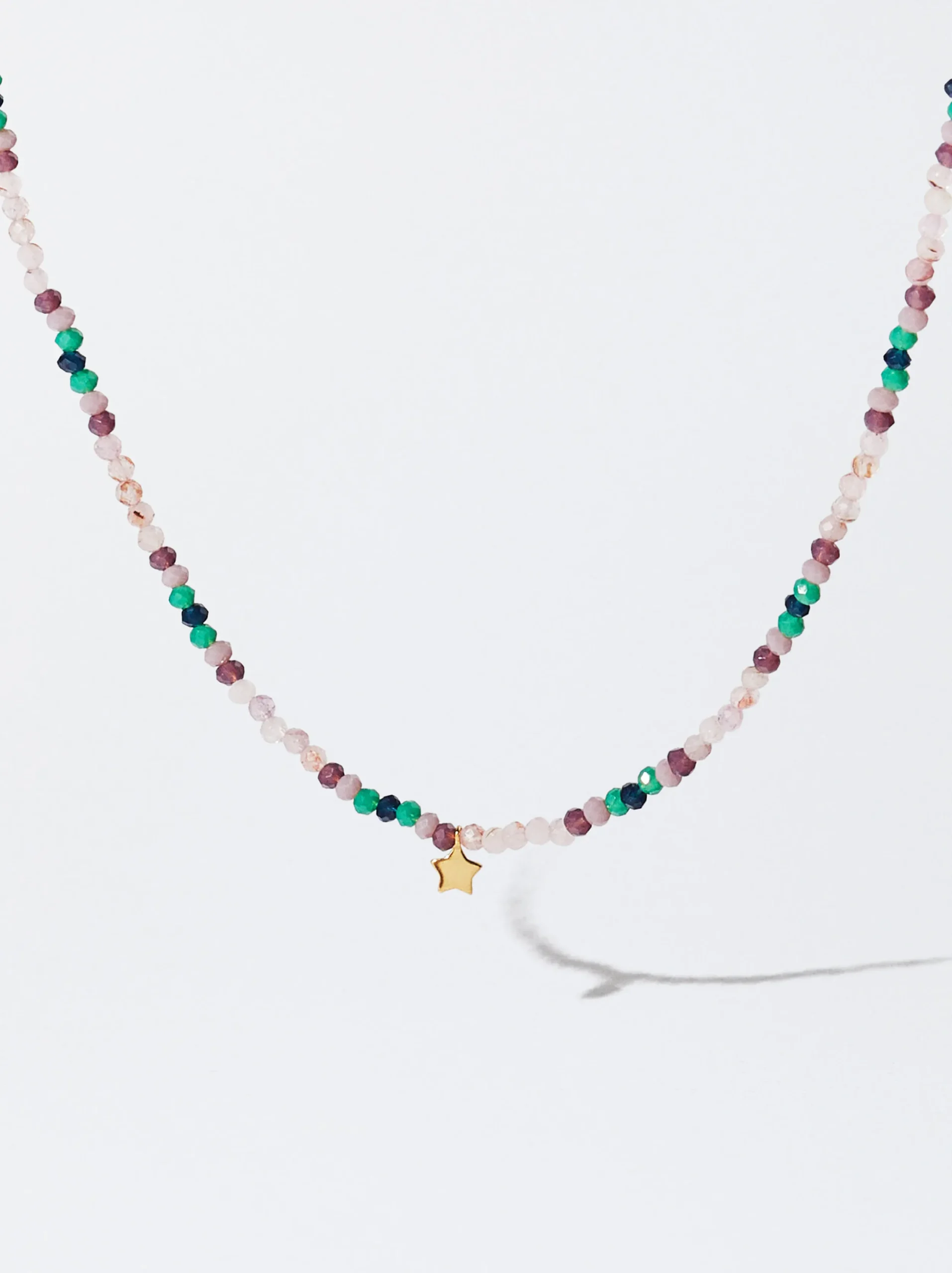 PARFOIS Collar De Plata 925 Con Estrellas Multicor Cheap