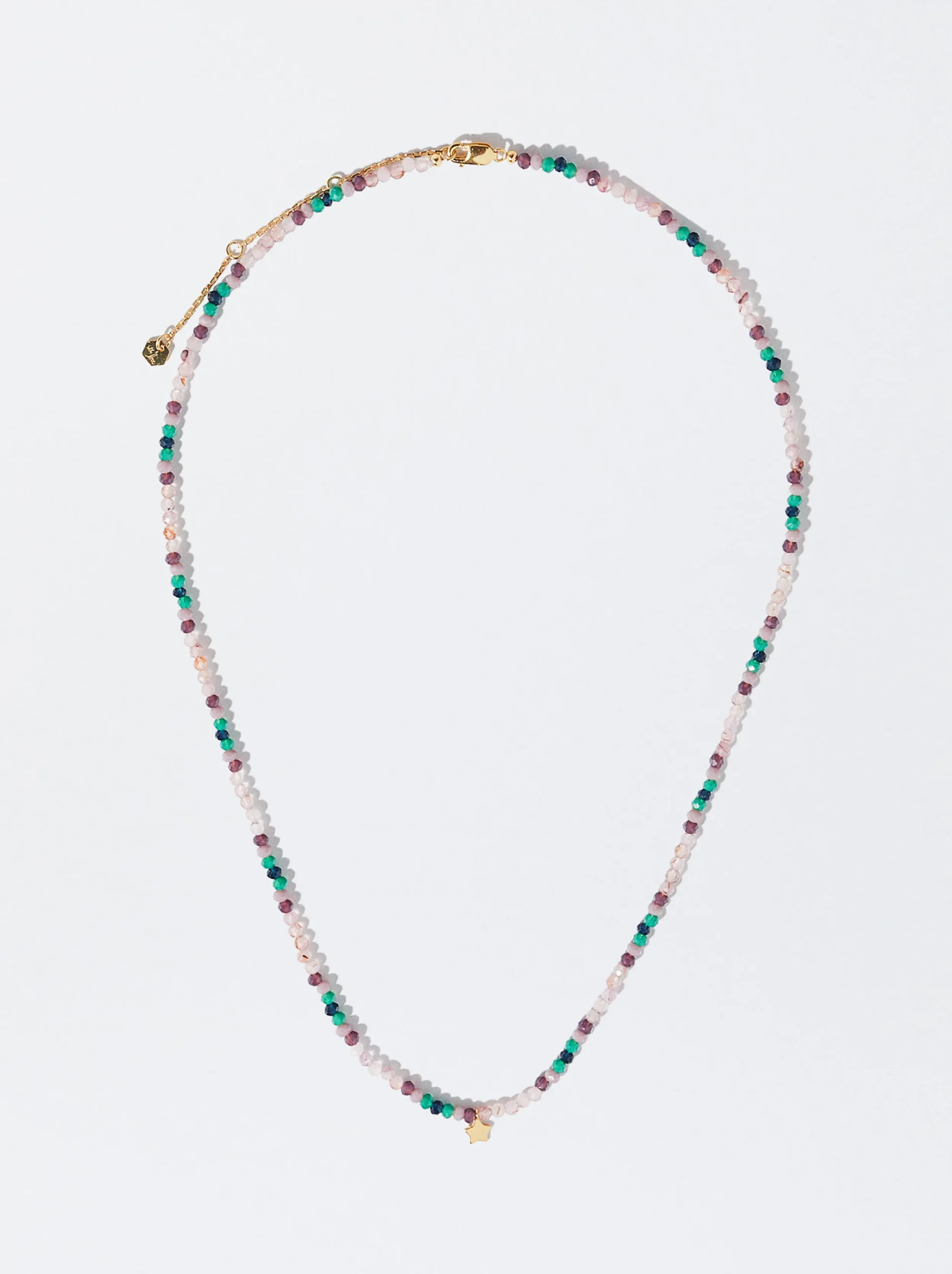 PARFOIS Collar De Plata 925 Con Estrellas Multicor Cheap