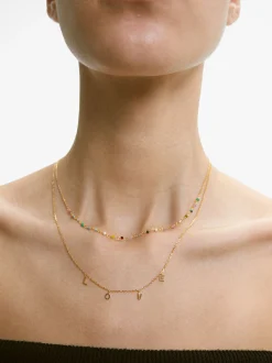 PARFOIS Collar De Plata 925 Multicolor Multicor Hot
