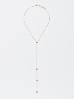 PARFOIS Collar Con Circonitas Dorado Clearance