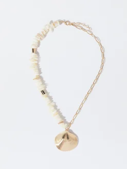 PARFOIS Collar Con Concha Dorado Online