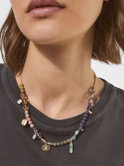 PARFOIS Collar Multicolor Con Piedras Multicor Clearance