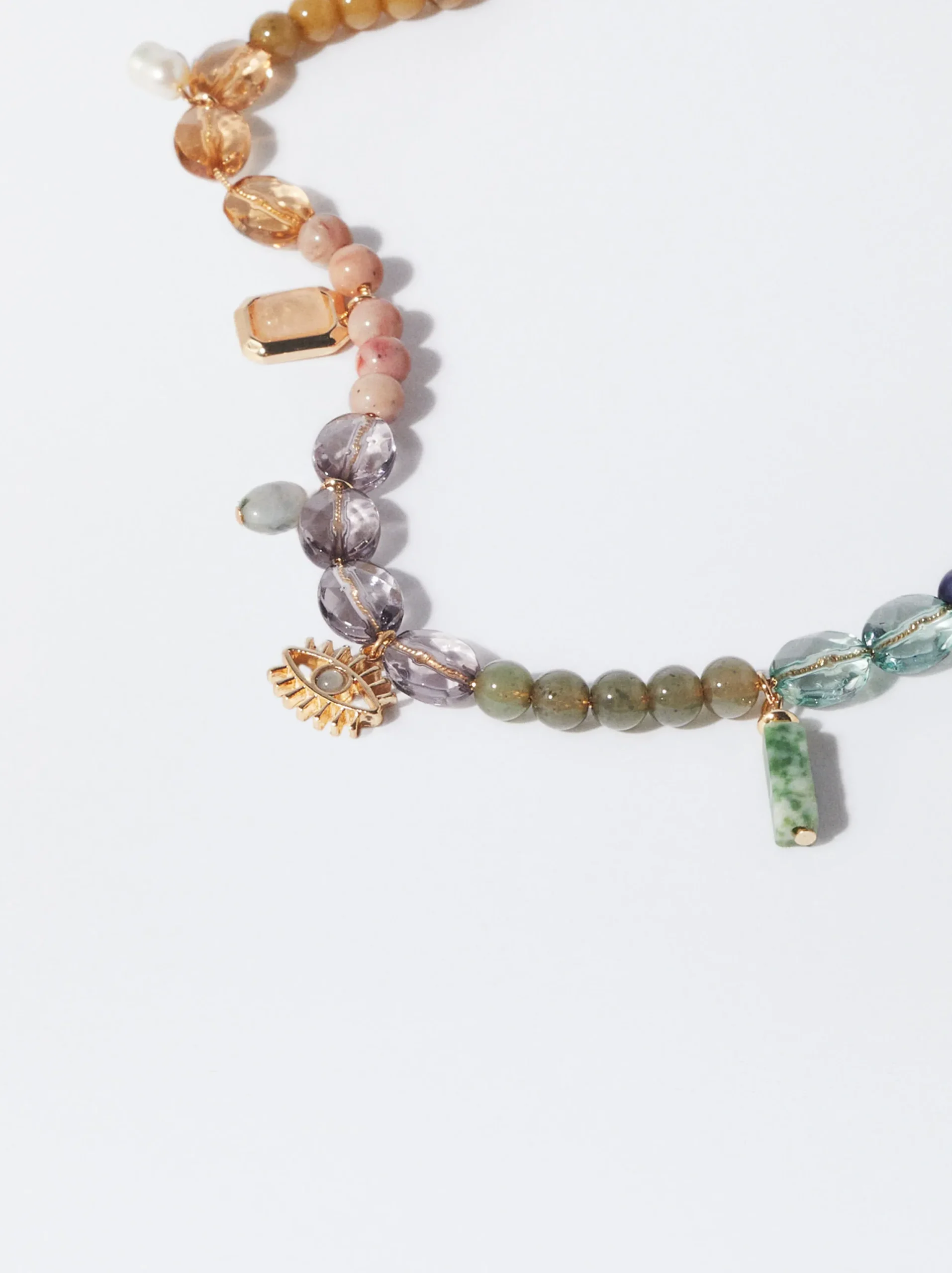 PARFOIS Collar Multicolor Con Piedras Multicor Clearance