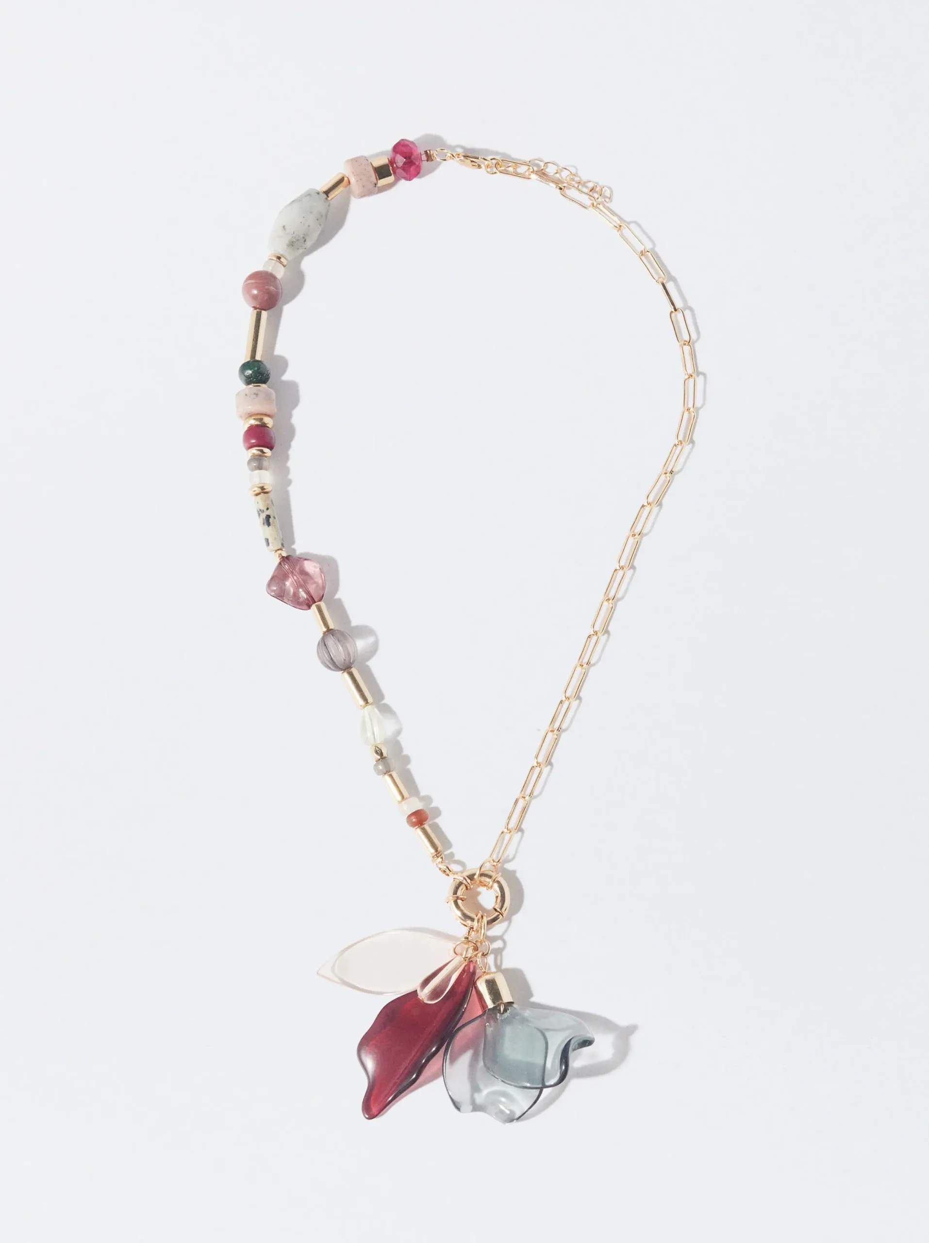PARFOIS Collar Multicolor Con Piedra Multicor Sale